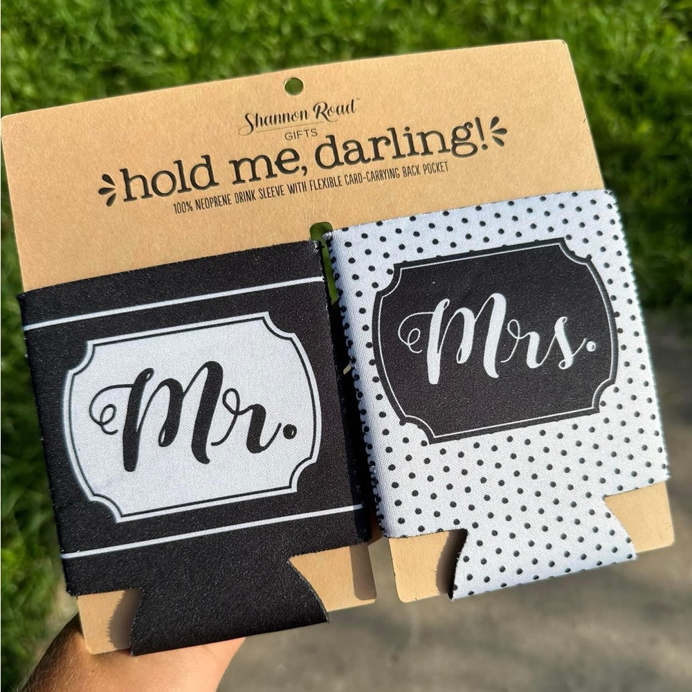 Mr & Mrs koozies new